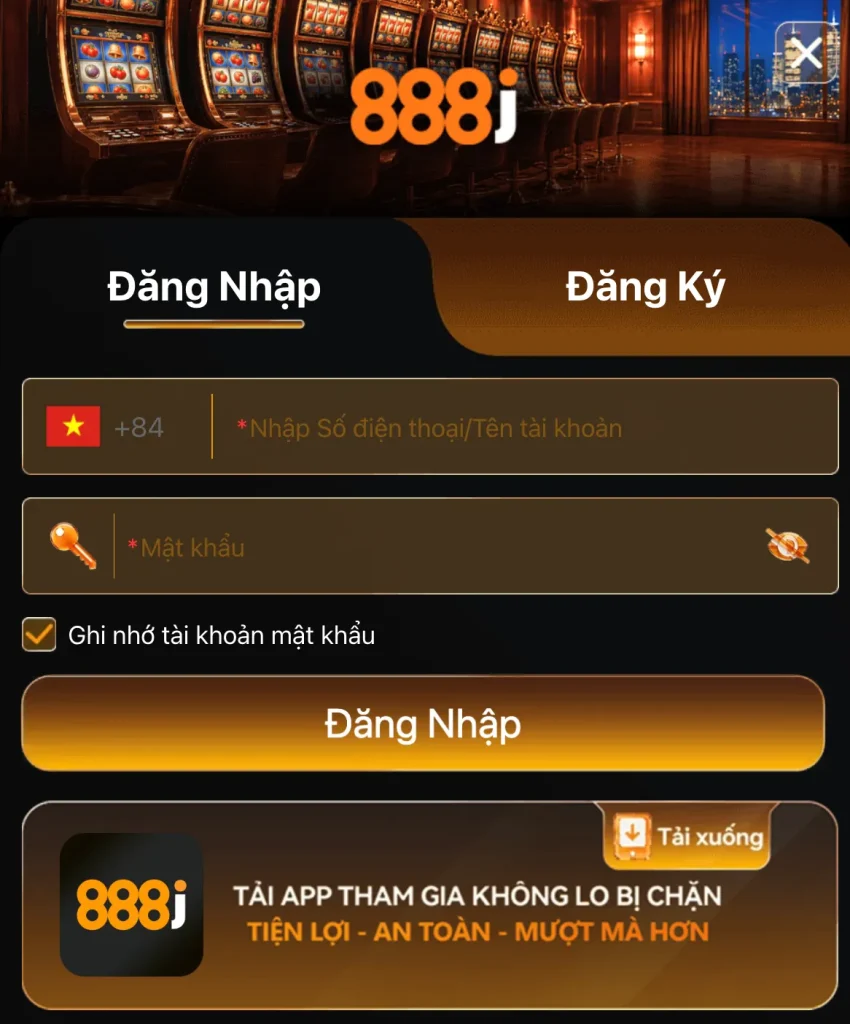 Login 888J